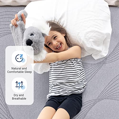 Image of Avenco Twin Mattress, 10 Inch Mattress in a Box Twin Size with Gel Memory Foam & Breathable Cover, Pressure Relieving, Twin Bed Mattress Medium Firm Supportive, CertiPUR-US Certified