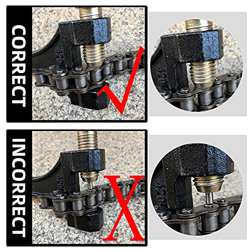 Chain Breaker Klinkgereedschap voor Motorfiets ATV Crossmotor Scooter Fiets Tractor Heavy Duty 420 428 520 525 528 530 Chain Splitter Cutter Link Remover Chain Tool - Image 4