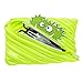 ZIPIT Monster Large Pencil Case for Boys, Cute Zipper Pouch for Girls and Teens, Stationery Bag for School ,Green