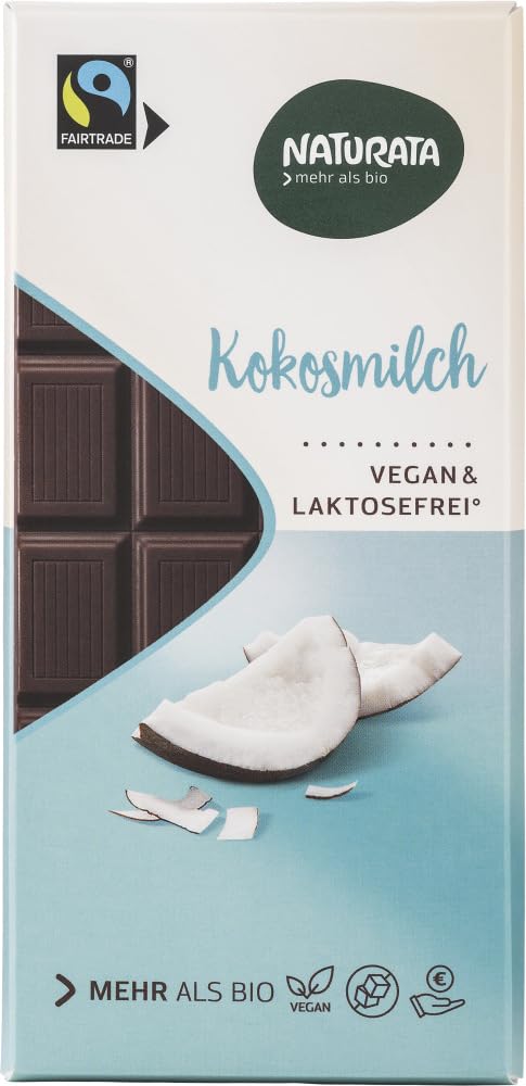 Kokosmilch Schokoladenkuvertüre, vegan 18 x 100 g