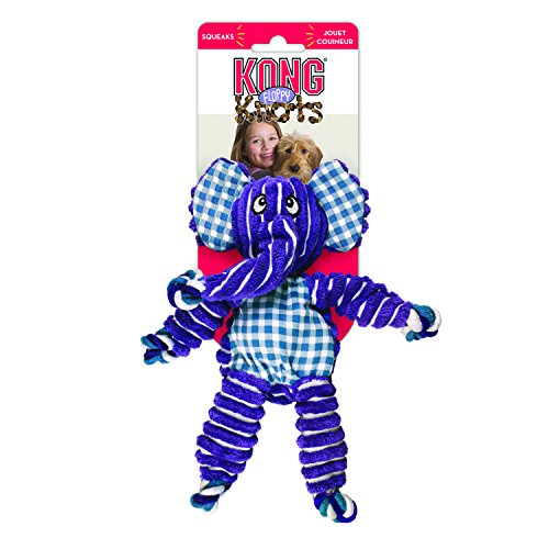Kong Company 38740200: Floppy Knots Elephant Dog Toy, S/M - Image 5