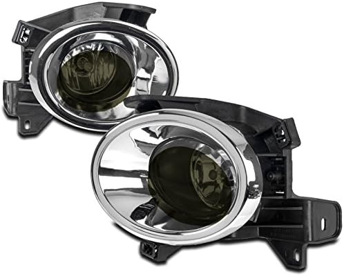 Bumper Driving Fog Lights Lamps Smoke W/Bulb+Wiring Harness For Pathfinder