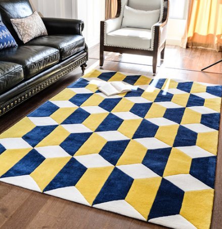 Rug Carpet grey Living room carpet Nordic carpet Washed carpet Carpet wear-resistant Nordic carpet120*170cm47x67inch-C 79x118inch(200x300cm)