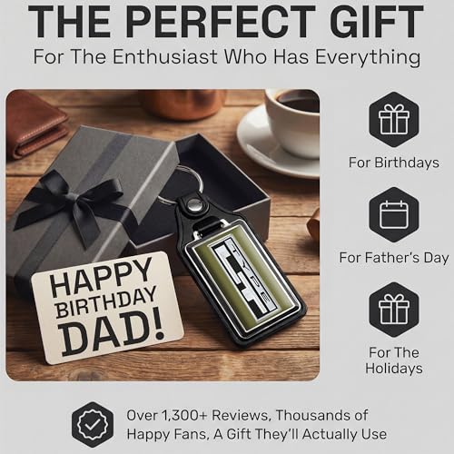 Image of Brotherhood Car Key Chain for Camaro - Classic Models Keychain for Men and Women Gift Key Ring - Green Gold - Type LT