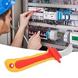 CHICIRIS Striptipka Elektryka Noża z Ostrzem Przeciw Przeciwdziałaniu Magnetycznym, nóż z rozbijacją VDE Profesjonalny, Szybkie Narzędzie do Usuwania Skóry z Drutu Szybkiego z IEC 60900