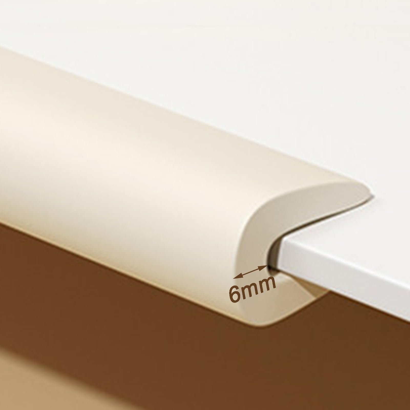 Protection de bord en forme de U pour table basse en verre, 200 cm, bande de protection de sécurité en mousse, pour placard, tiroir, bureau, cheminée, coin de protection