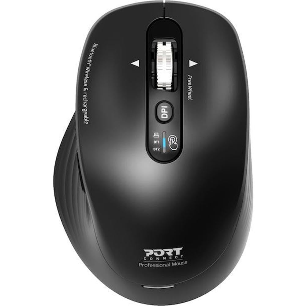 Port Designs Souris Business sans Fil 2.4 ghz Bluetooth Rechargeable silencieuse