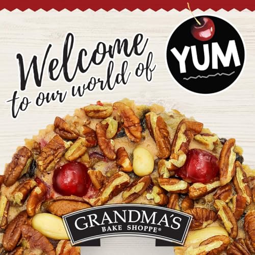 Beatrice Bakery Co Grandma's Original Individually Wrapped Fruitcake Slices, Real Fruit and Nuts Freshly Made, Brandy, Bourbon and Rum Fruitcake, Est. 1917 (20 Ounce Box, Fruitcake Variety)