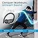 TREBLAB X4 Wireless Earbuds with Earhooks – 253H Battery, ENC Mic, Bluetooth 5.4, USB-C Charging Case, IPX5 Waterproof, Noise Isolating, for Calls, Workouts