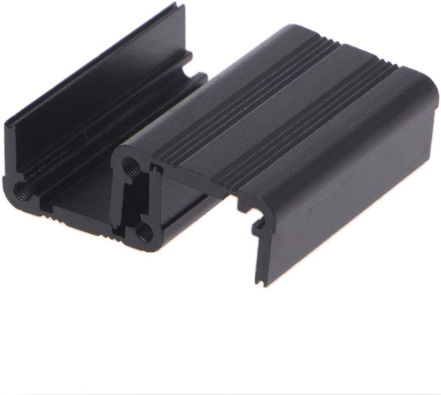 New Extruded Electronic Project Aluminum Enclosure for Case Black 40x25x25mm