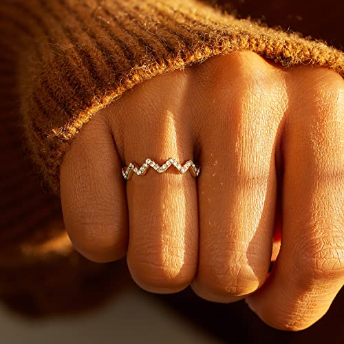 STORYJEWELLERY Highs and Lows Ring, Mother Daughter Rings, Friend Rings, 925 Sterling Silver Ring for Mom, Mother Daughter Gift, Birthday Gifts for Women Friendship4