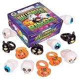 Kangaroo's Spooky LED Light Up Rings 12 Pack