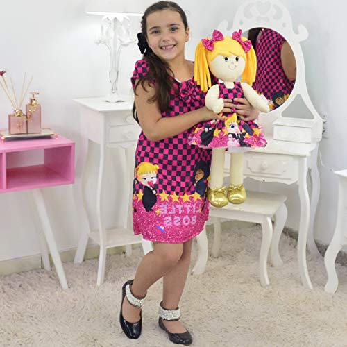 Tal Menina Tal Boneca Helo - Vestido Poderosa Chefinha Trapézio