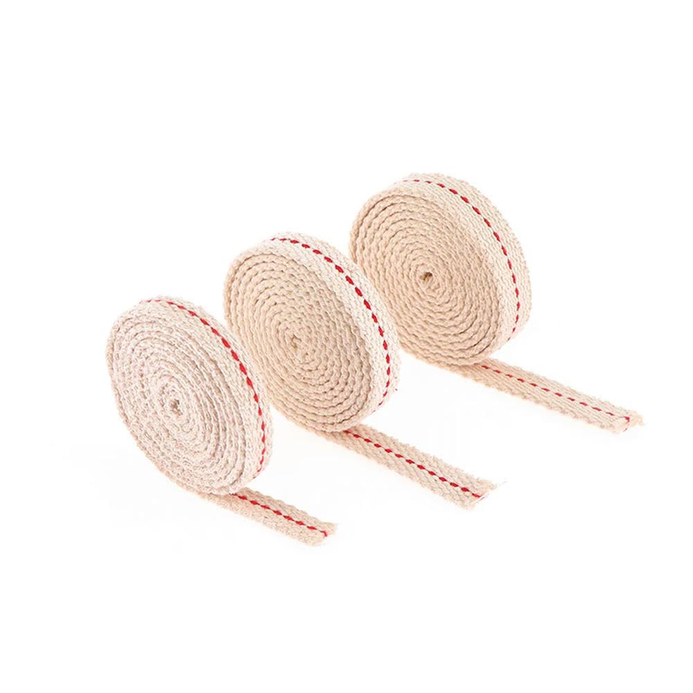 Wymień mocny knot z bawełny 1M biały pleciony bawełniany knot do lamp naftowych 0,8-1,2 cm(A-0.8cm)