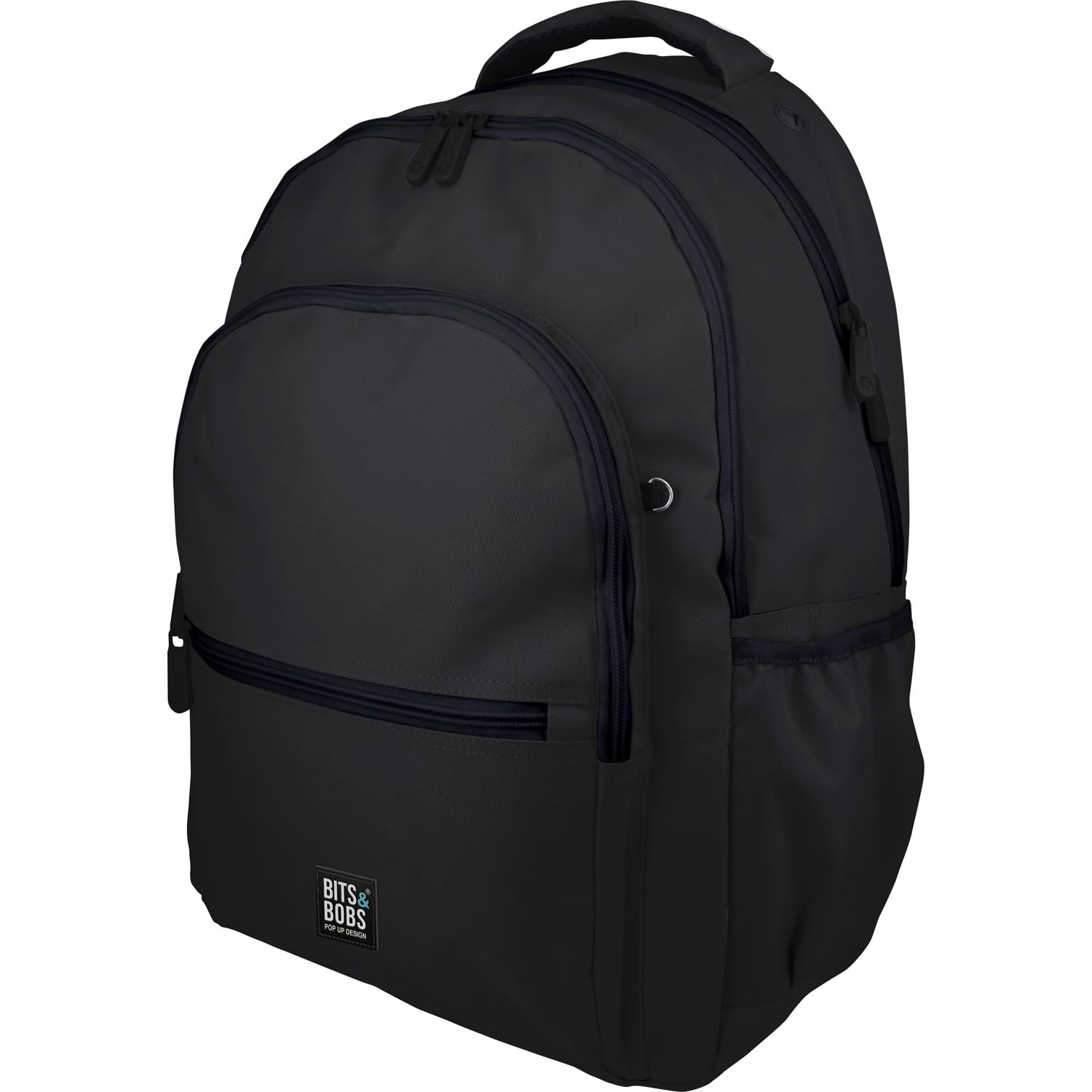 Grafoplas Roomy Bits & bobs plecak unisex dla dzieci (1 sztuka), Czarny (Black), Duży, Szkolny