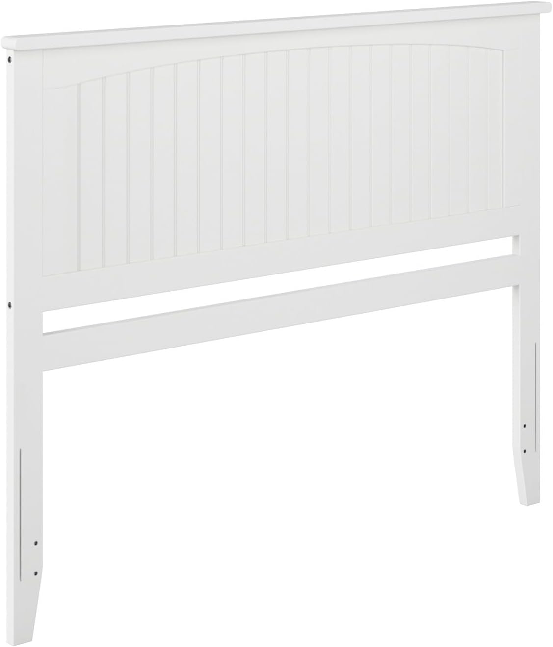 Nantucket Queen Solid Wood Panel Headboard, White