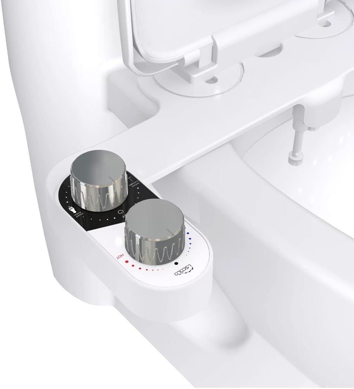 New Design Hot and Cold Water Toilet Seat Bidet Attachment with Self