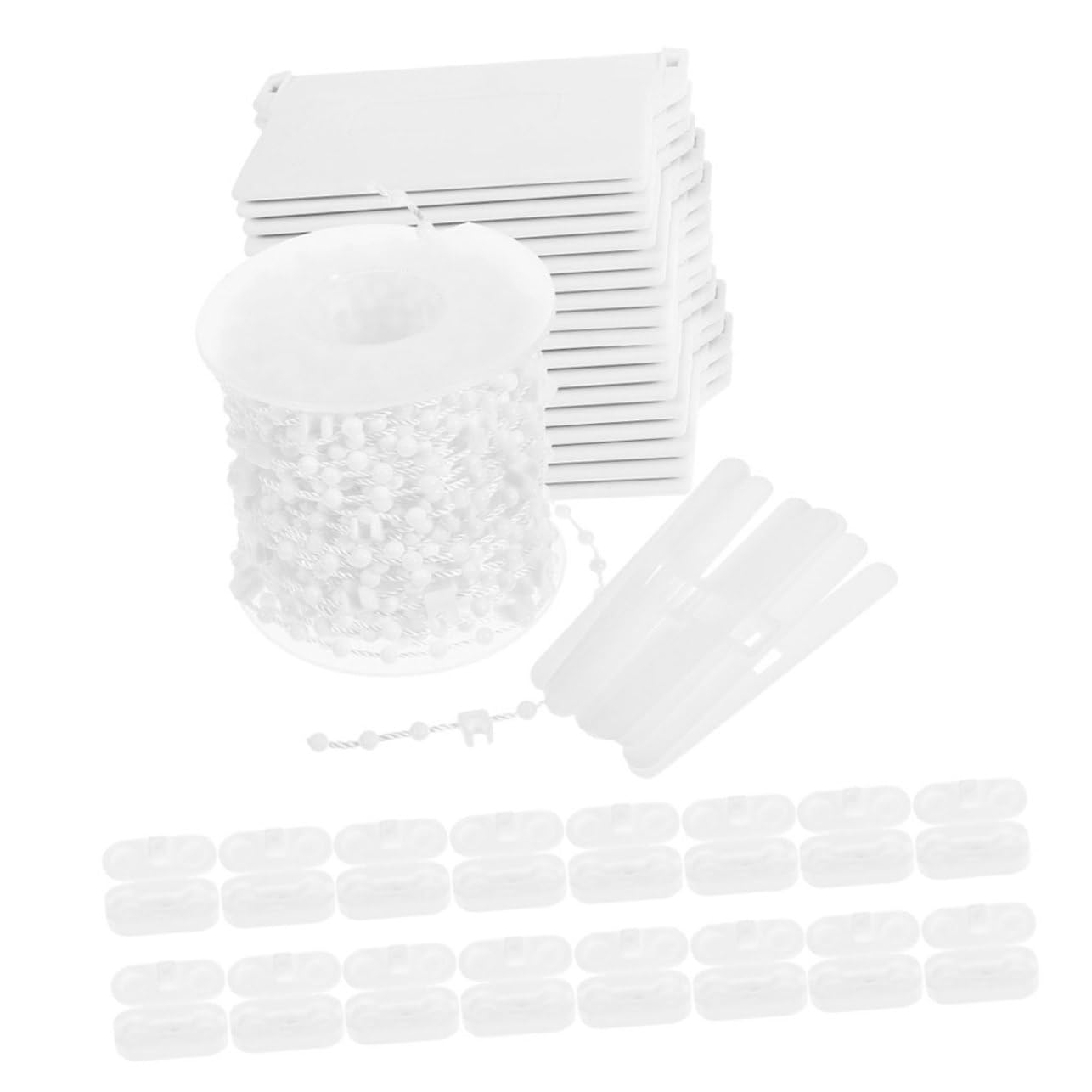 PRETYZOOM Kit Riparazione Tende Verticali 89mm ABS Bianco