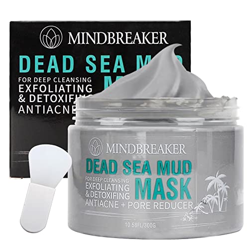Mascarilla de barro del Mar Muerto para rostro y cuerpo - Limpieza profunda de poros para rostro y cuerpo, tratamiento contra el acné, antienvejecimiento y antiarrugas (300g / 10,6 oz.) (Dead Sea Mud)