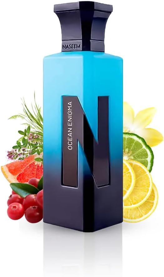 – Naseem Ocean Enigma Eau de Parfum 75 ml - Unisex Fragrance for Men and Women with Fresh Citrus, Spicy, and Woody Notes - Ideal Scent for Daily Wear and Special Occasions, Refreshing Aroma
