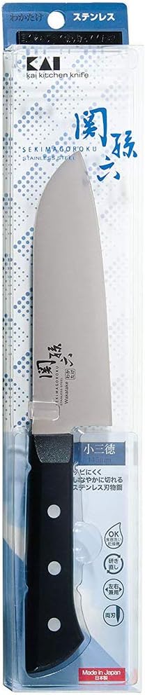 Kai KAI AB5421 Small Santoku Knife Seki Magoroku Wakatake 5.7 inches (145 mm), Made in Japan