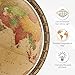 Waypoint Geographic Light Up Globe - Como 12” Desk Decorative Illuminated Antique Ocean Style with Stand, Up to Date World Globe