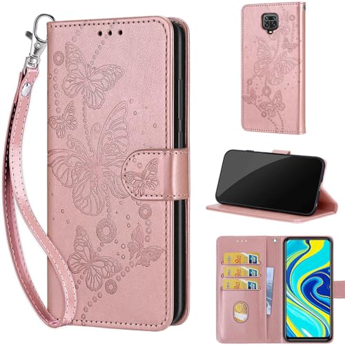 {Moviles Xiaomi Redmi Note 9 S Moviles Funda para Xiaomi Redmi Note 9S / Redmi Note 9 Pro/Redmi Note 9 Pro MAX Carcasa, Funda de Cuero de Flip Móvil Plegable Funda...