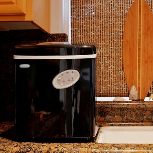 Máquina eléctrica portátil para hacer hielo de 28 lb miniatura 5