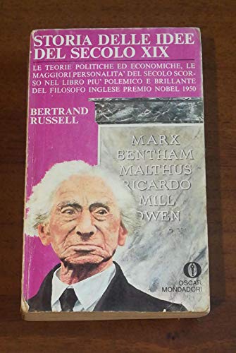 V0605 LIBRO STORIA DELLE IDEE DEL SECOLO XIX DI BERTRAND RUSSELL 5a EDIZIONE ...