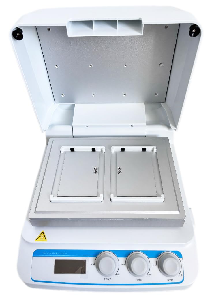 Digital Microplate Shakers Microplate Shaker ith Capacity 2 Microtiter Plates or Deep Well Plates Speed Range 200 to 1600rpm Temperature Control Accuracy ≤±0.5°C LCD Displays
