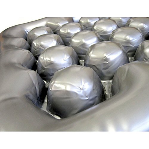 None Air Water Inflatable Cushion Seat Pad for Wheelchair Office/School/Home (Gray) - Thumbnail 5