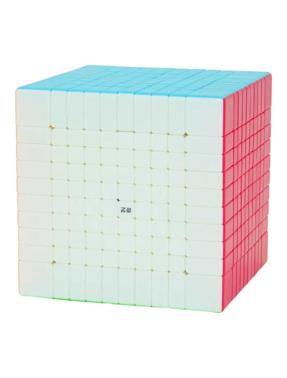 Logica Giochi - Cubo Magico 10x10 Stickerless - Cubo Professionale - Rotazione Fluida e Silenziosa