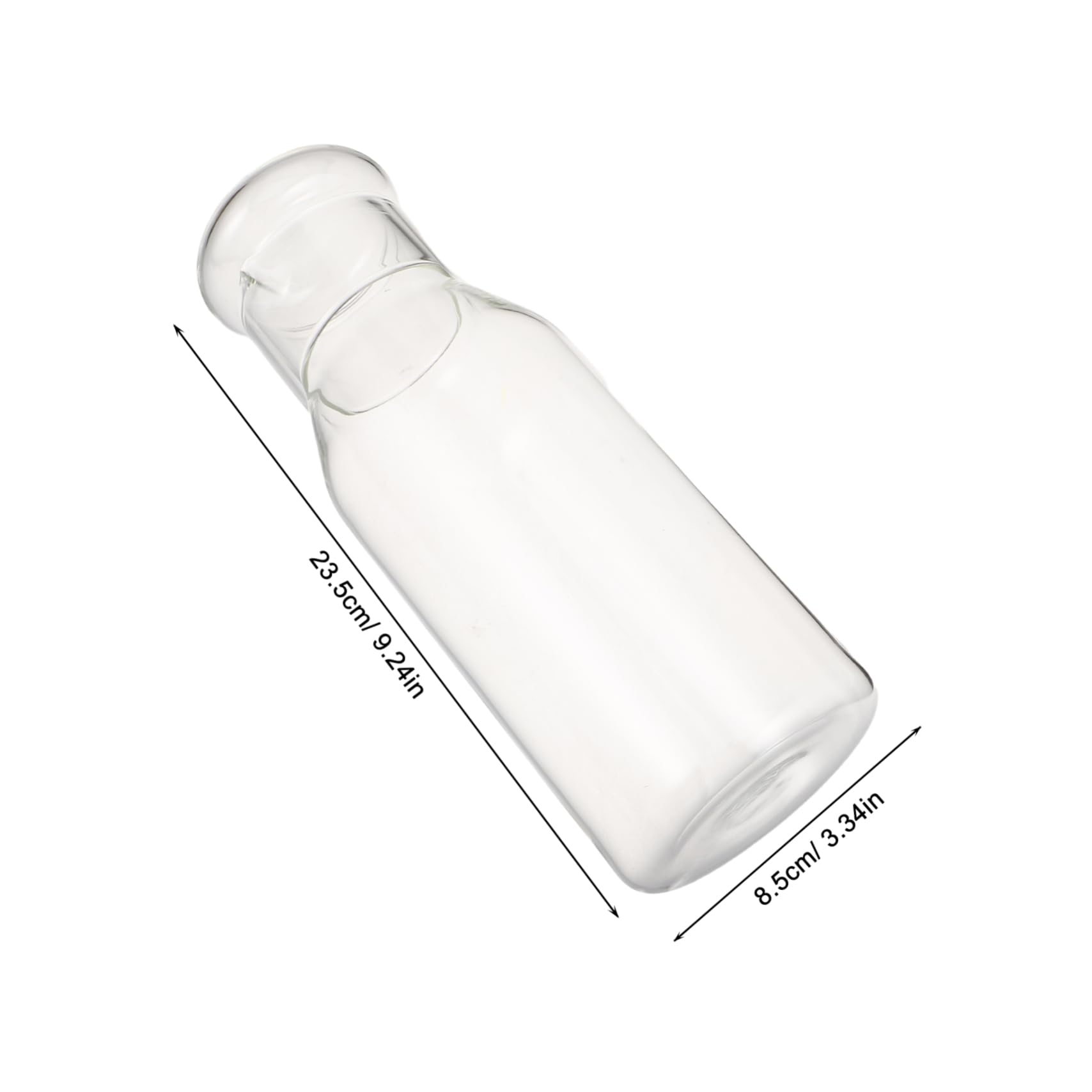 Glass Cold Drink Jug for Home and Kitchen Single Serve