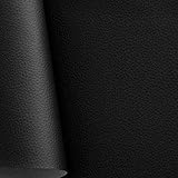 TOLKO 1m Kunstleder Meterware | weiches Premium Lederimitat für Stuhl Bank Sessel Sofa Sitzbezug Bezugstoff in Rindsleder Optik 140cm breit Polsterstoff Polsterbezug Möbelstoff (Schwarz)