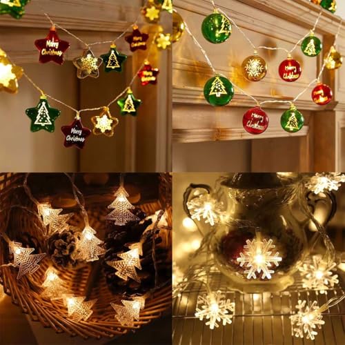 iikuru クリスマス イルミネーション 飾り セット クリスマスツリー ライト 装飾 ツリー 飾り付け 電飾 ya194のサムネイル