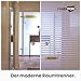 MARAPON® Window Privacy Film Striped [17.5x78.7 Inch] incl. eBook with Professional Tips - Window Film with Static Adhesion - Frosted Glass Film - Opaque self-Adhesive Window Film