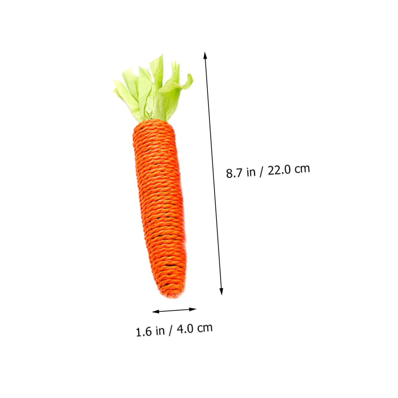 SUPVOX 18pezzi Giocattoli Chew Per Gatti Forma Di Carota Divertenti Giocattoli Da Masticare Per Cani e Gatti Per Piccoli Animali Domestici Per Gioco e Distrazione