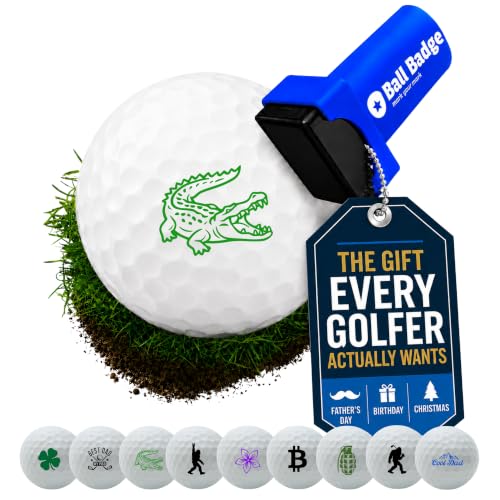 HODL 21 Ball Badge - Golf Ball Stamp (The Icon Series), Golf...
