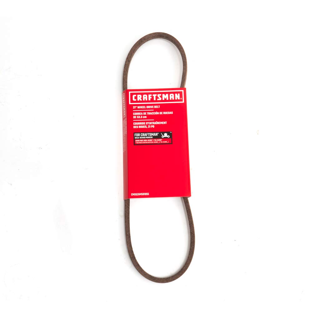 Craftsman Cinghia di trasmissione per tosaerba da 21 pollici RWD OEM # 754-04282A, nero
