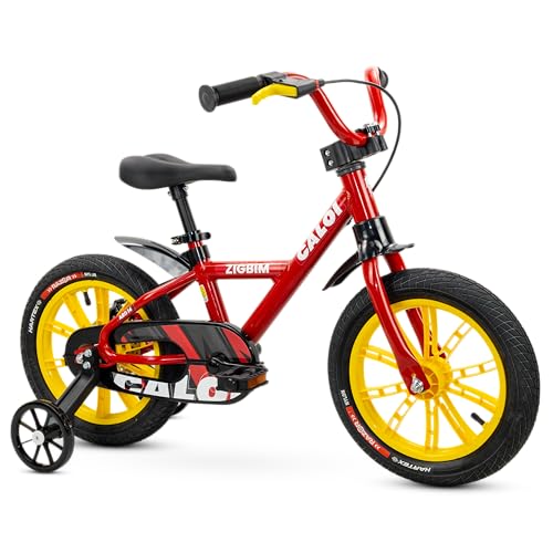 Caloi Bicicleta Infantil Aro 14 Zigbim Vermelha