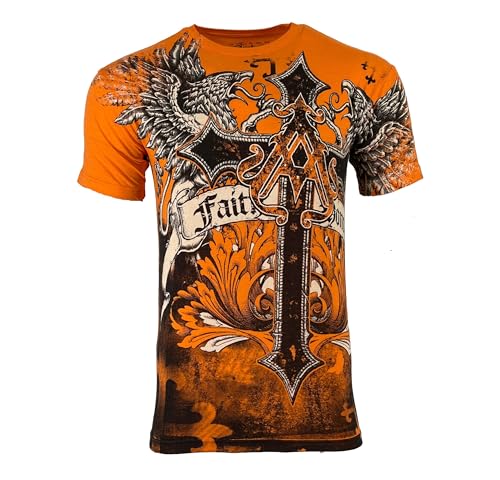 Archaic by Affliction Men's T-Shirt Collision