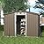Kullavik 8FT x 6FT Outdoor Storage Shed,Waterproof Metal Tool Shed with Lockable Sliding Door and Air Vents,Metal Storage Shed for Garden,Patio
