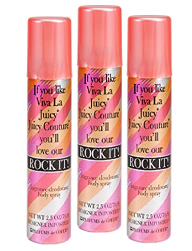 ROCK-IT BODY SPRAY - PACKAGE OF 3