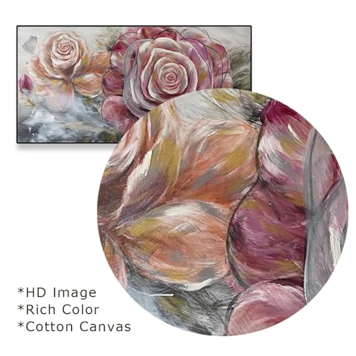 Peinture fleurs violettes KEBIA pour transformer un mur vide