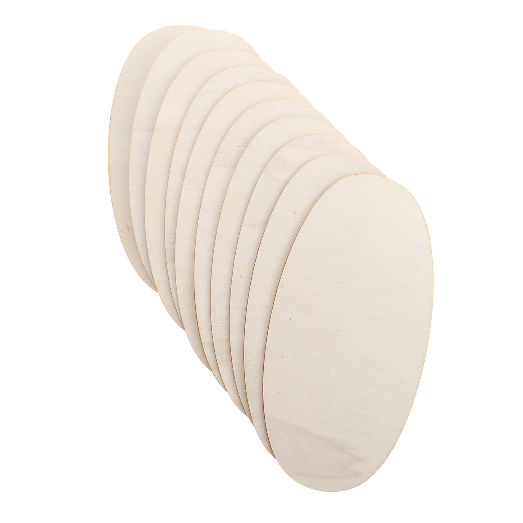 Oval 10 Stück Holzscheiben 27x14cm Unbehandelt Für Selbstgemacht Bastelarbeiten Und Hängedekoration Geeignet Für Kunsthandwerk Und Partydeko
