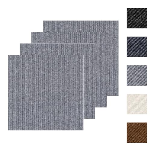 24" x 24" Peel and Stick Carpet Tile, Self Adhesive