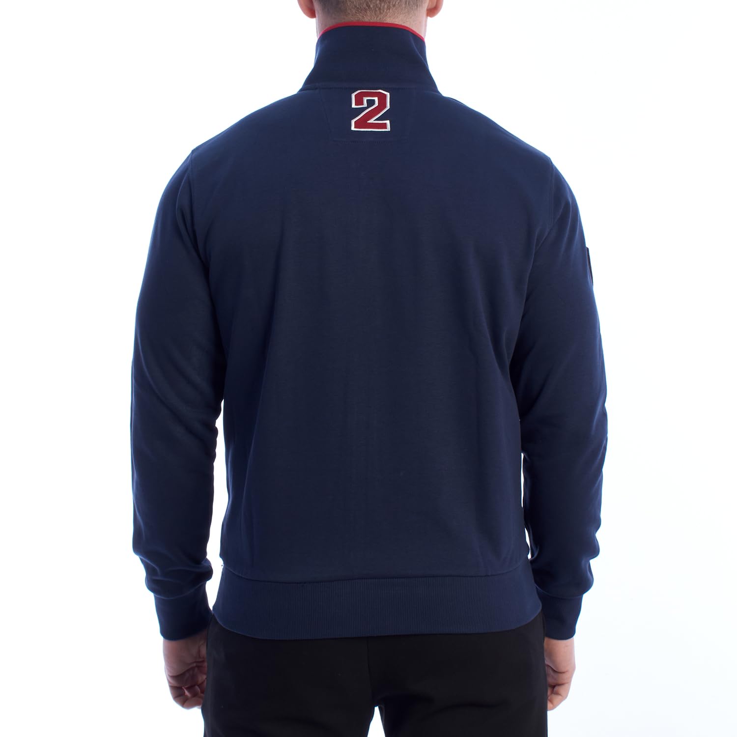 La Martina YMF602-FP112 męska bluza z zamkiem błyskawicznym bluza męska bluza męska bluza z zamkiem błyskawicznym męska bluza z kapturem męska bluza bez kaptura męska kurtka