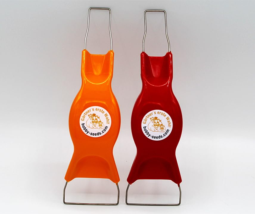 Schwedische Jätefaust, Handjäter, Unkrautjäter, Doppelpack Rot & Orange von Bobby-Seeds