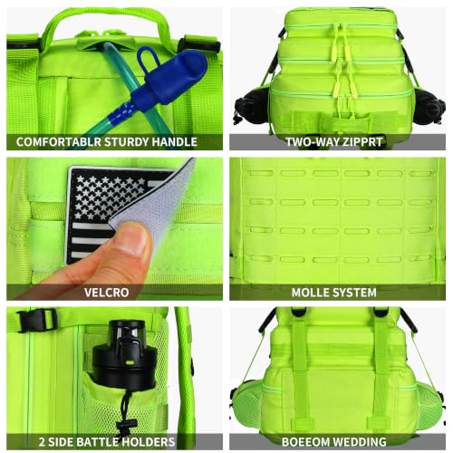 Image of Military Tactical Backpack 45L /25L 3 Day Assault Pack Molle Daypack Hiking Backpack for Men and Women