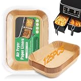 Picture of Ninja Dual Air Fryer Liners - 125 Non-Stick Parchment Liner Sheets, 8.6x5.5'' Rectangle